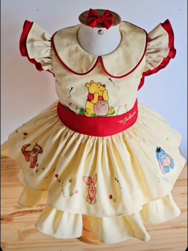 Vestido Ursinho Pooh